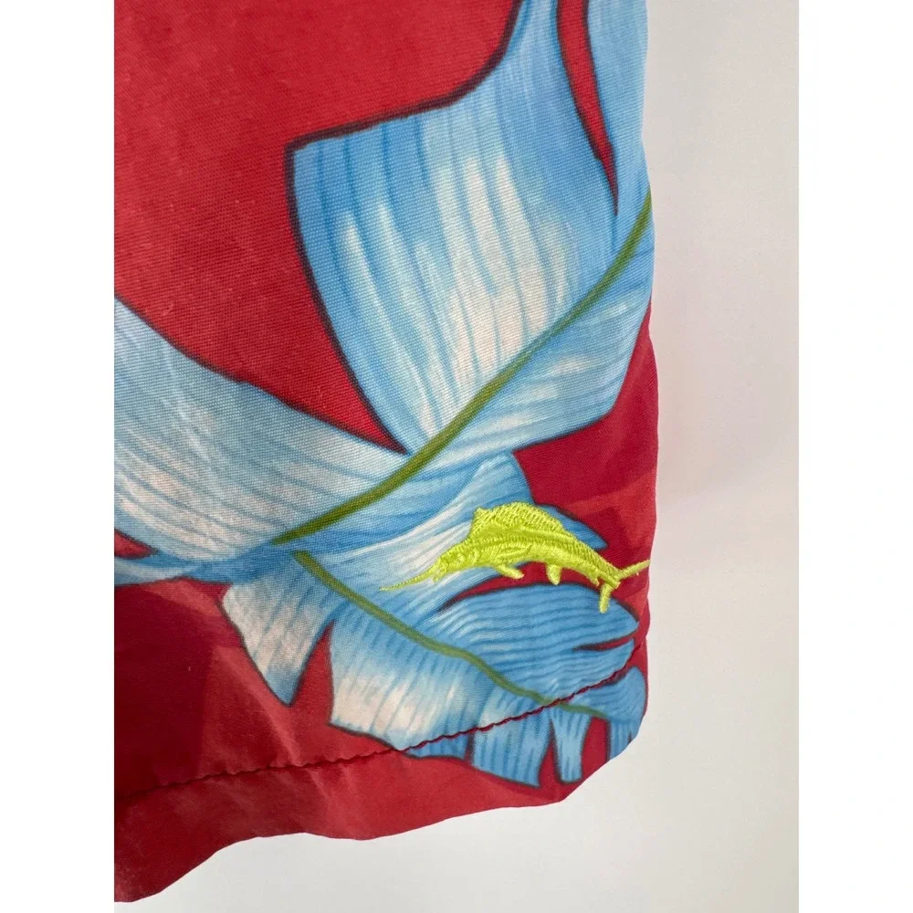 Tommy Bahama‎ Swim Trunks Mens Large Lot Teal Red Tropical Beach Bundle